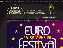 Tablet Screenshot of euro-festival.com